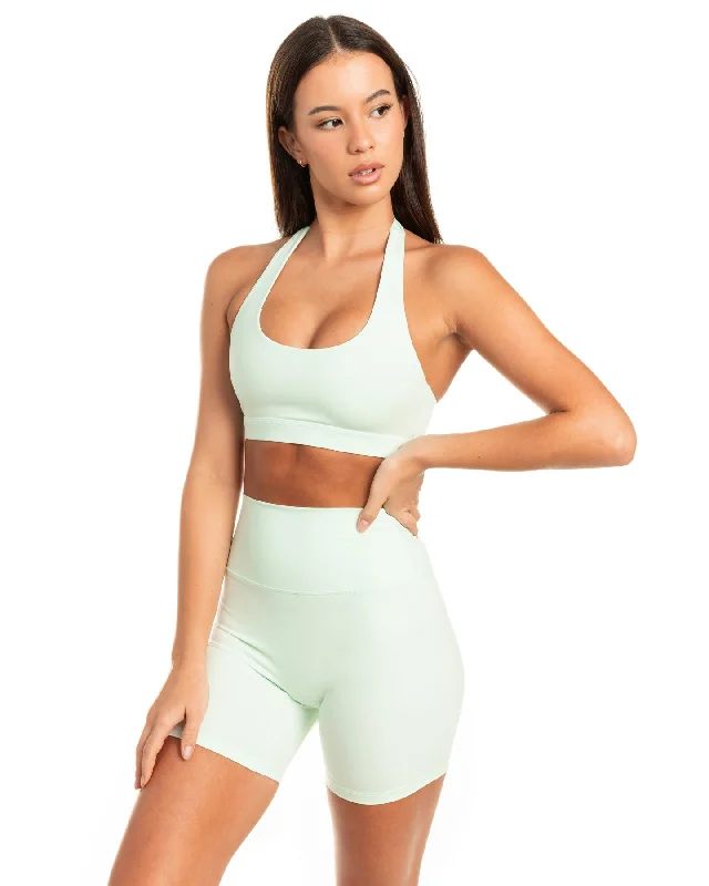 Halter Bra - Soft Jade