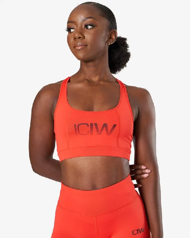 ICIW Classic Sports Bra - Vivid Red