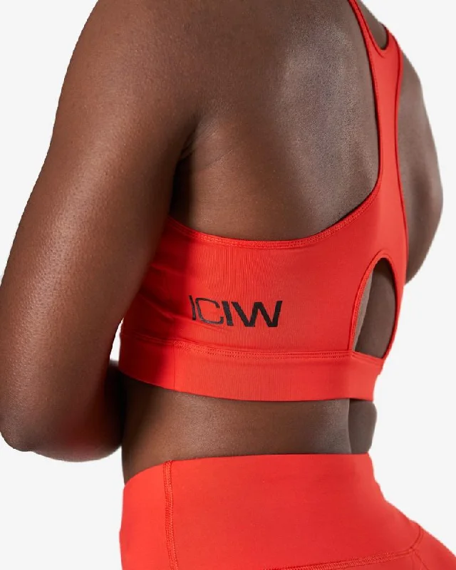 ICIW Classic Sports Bra - Vivid Red