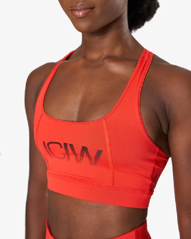 ICIW Classic Sports Bra - Vivid Red