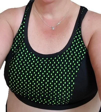 Lime Active RacerBack Crop Top