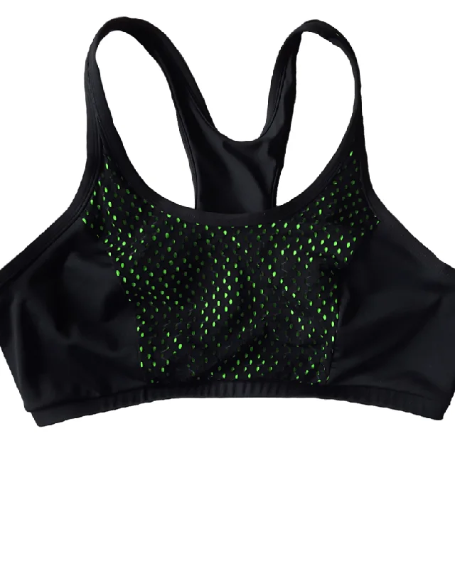 Lime Active RacerBack Crop Top