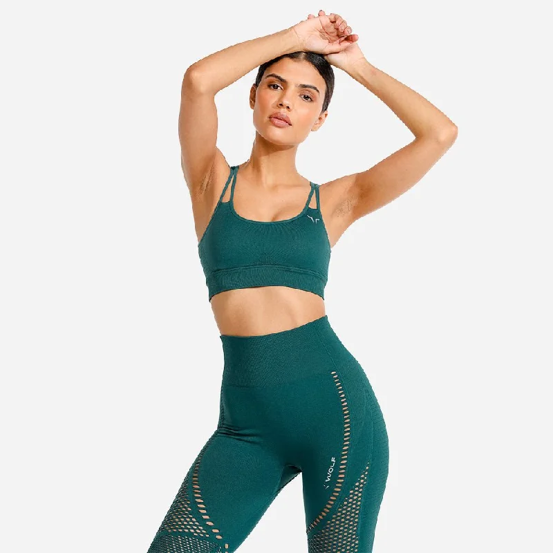 Meta Sports Bra - Teal