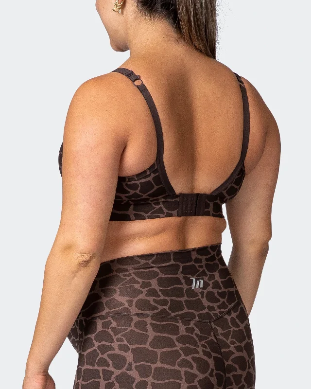 MN EVERYDAY MATERNITY BRA Tonal Giraffe Print