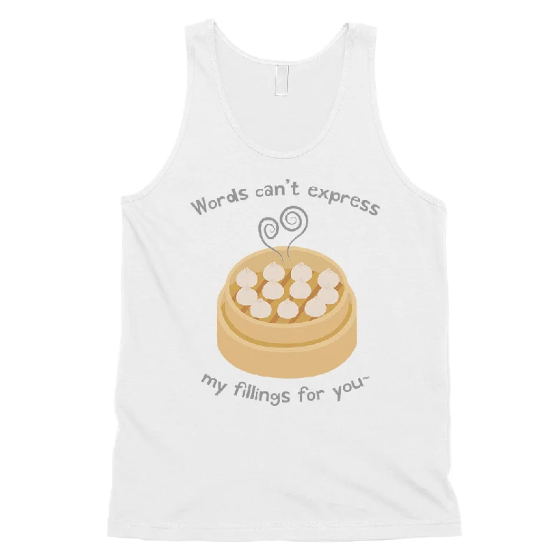 My Fillings Dumpling Dimsum Mens Tank Top For Dumpling Lover Gifts