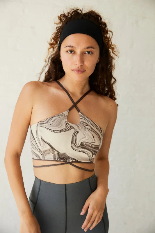 NEIWAI ACTIVE X Andrea Jiapei Li Cutout Halter Sports Top