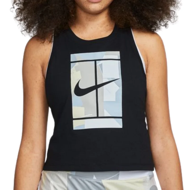 Nike Court Women Seasonal Tennis Tank - Black