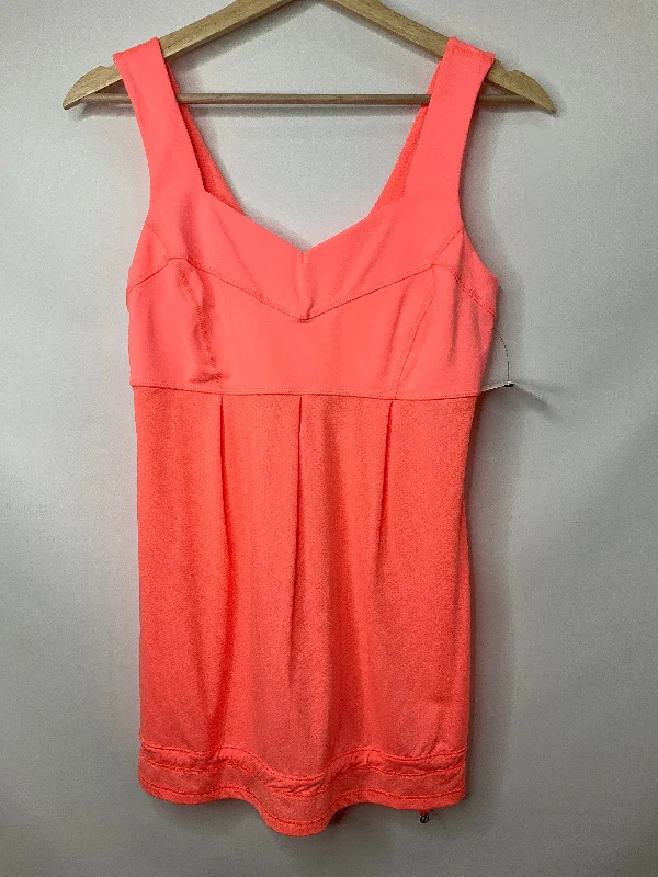 Orange Athletic Tank Top Lululemon, Size 6