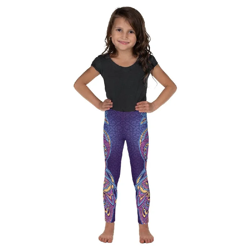 Ornamental Peacock Kid's Leggings