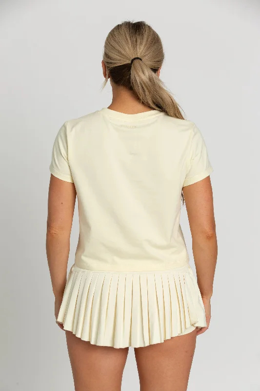 Pale Yellow Classic Short Sleeve Tee