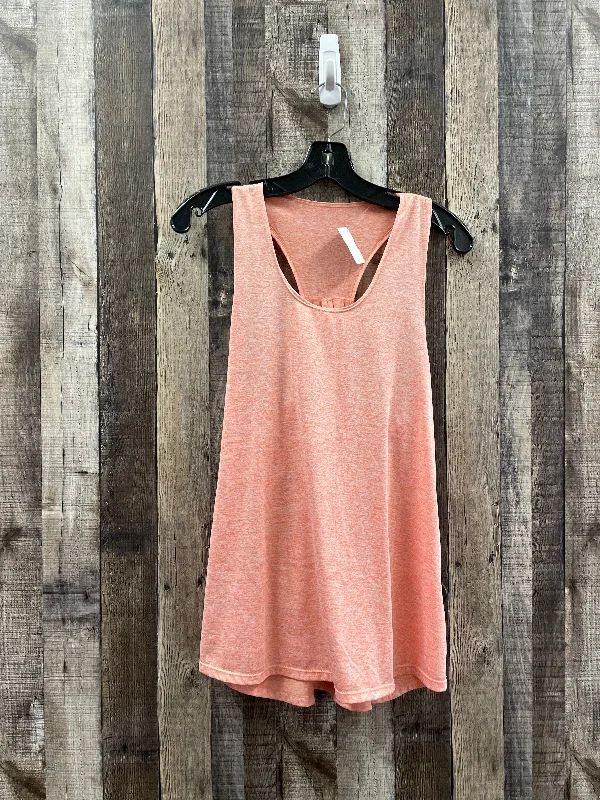 Peach Athletic Tank Top Cmf, Size L