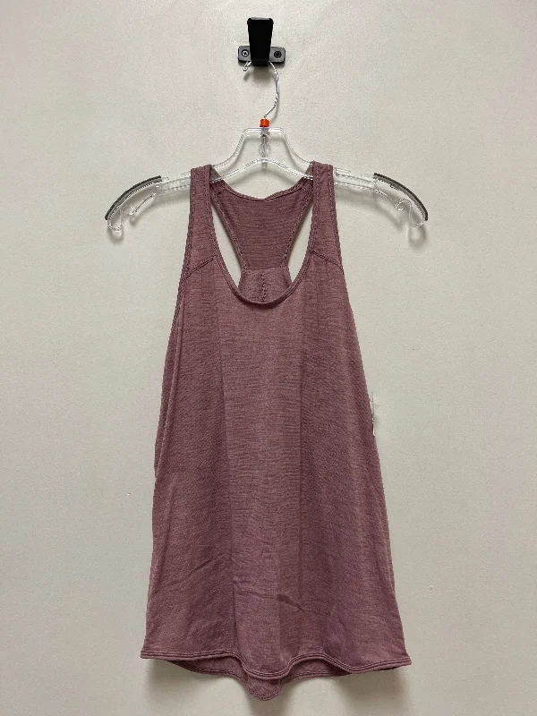 Pink Athletic Tank Top Lululemon, Size M