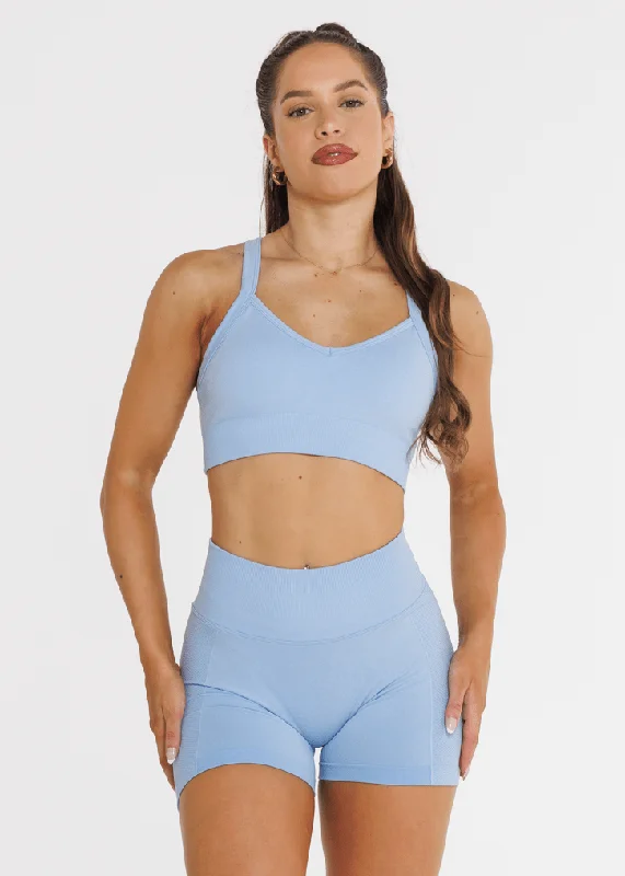 Prime Seamless Bra - Sky