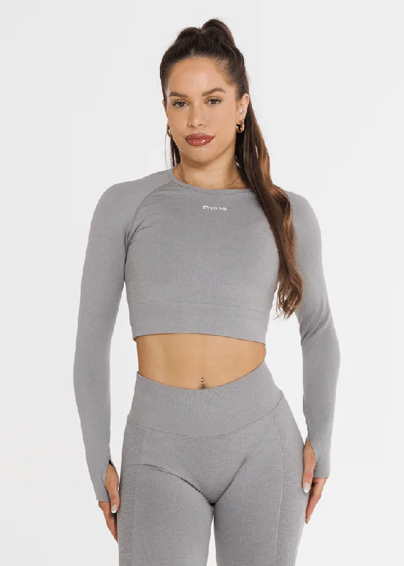 Prime Seamless Long Sleeve - Ash