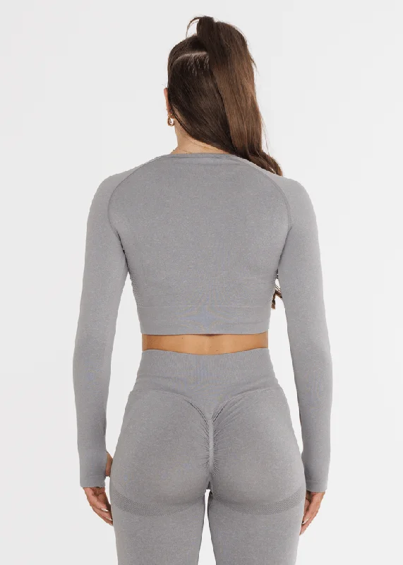 Prime Seamless Long Sleeve - Ash