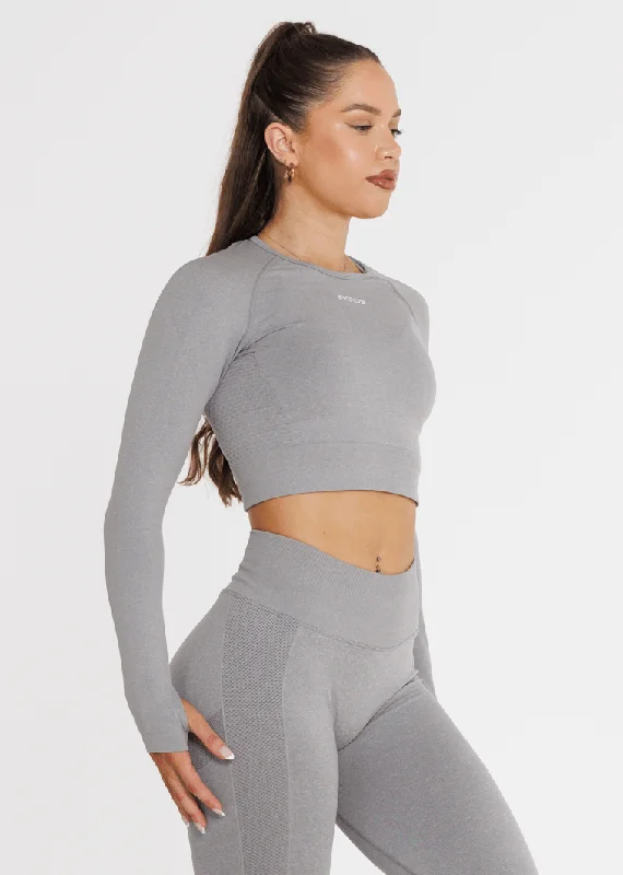 Prime Seamless Long Sleeve - Ash