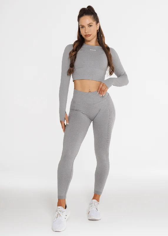 Prime Seamless Long Sleeve - Ash