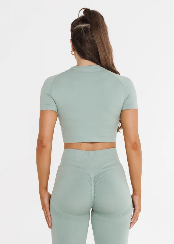 Prime Seamless Short Sleeve - Pistachio