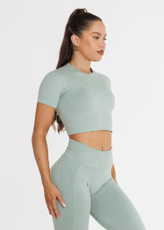 Prime Seamless Short Sleeve - Pistachio