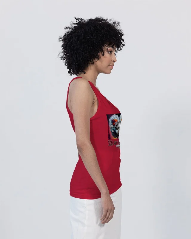 Promoting black women with silver grey hair Unisex Jersey Tank | Bella + Canvas