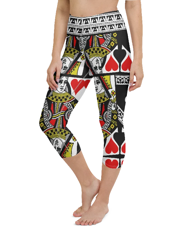 Queen of Hearts Yoga Capris