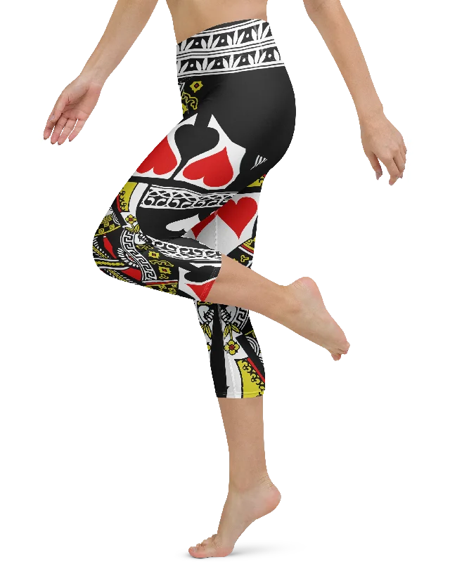 Queen of Hearts Yoga Capris