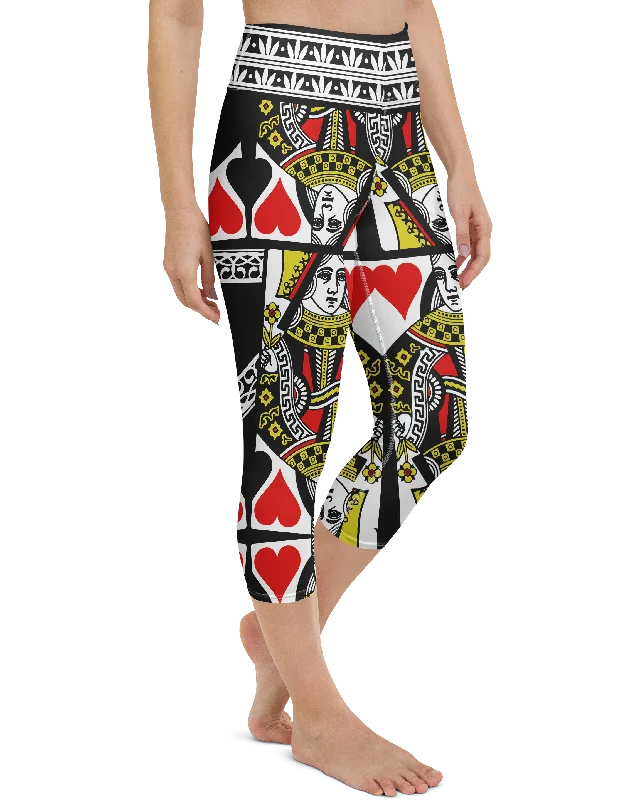 Queen of Hearts Yoga Capris