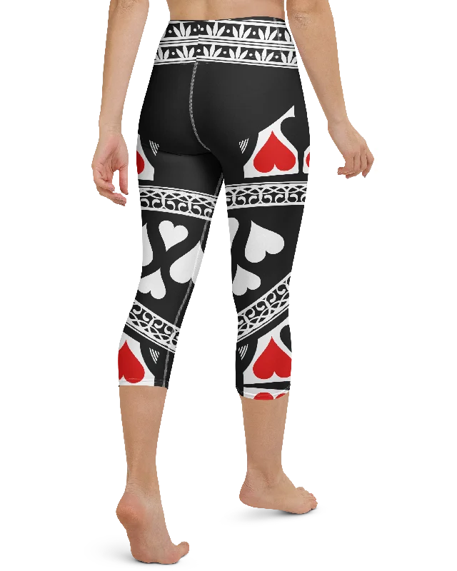 Queen of Hearts Yoga Capris