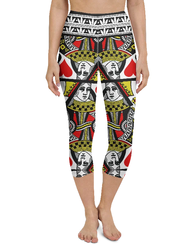 Queen of Hearts Yoga Capris