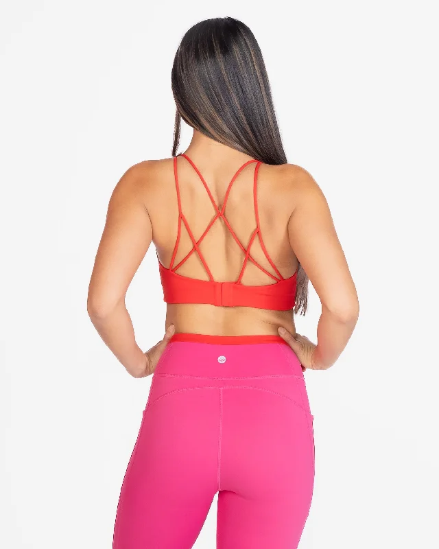 Ready Set Sports Bra - Heartthrob