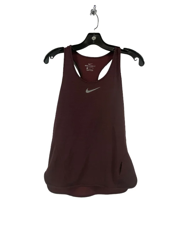 Red Athletic Tank Top Nike Apparel, Size S