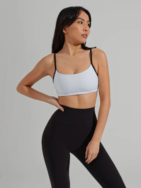 Reversible Sports Bra - Onyx Black and White