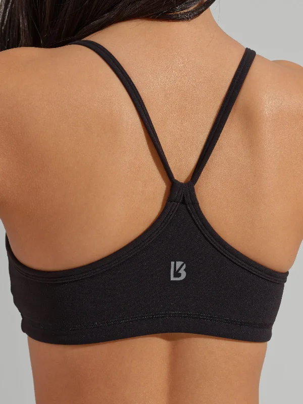 Reversible Sports Bra - Onyx Black and White