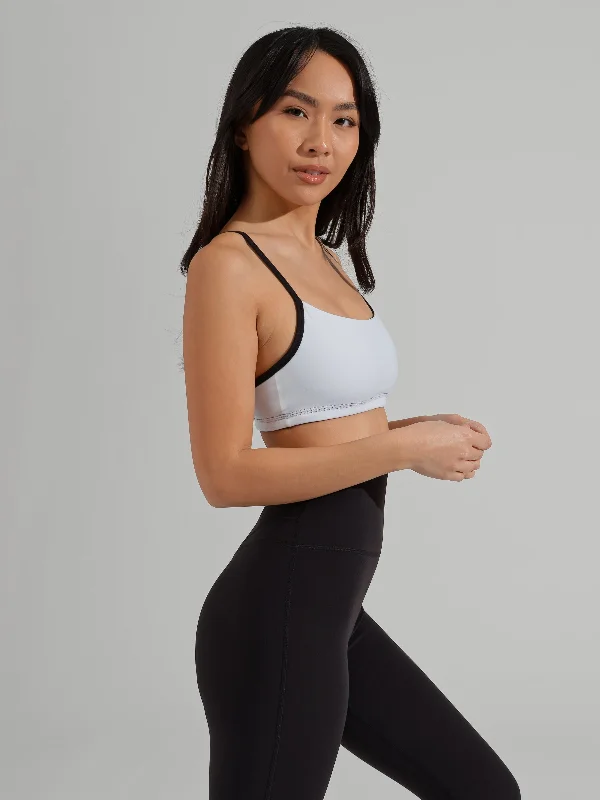 Reversible Sports Bra - Onyx Black and White