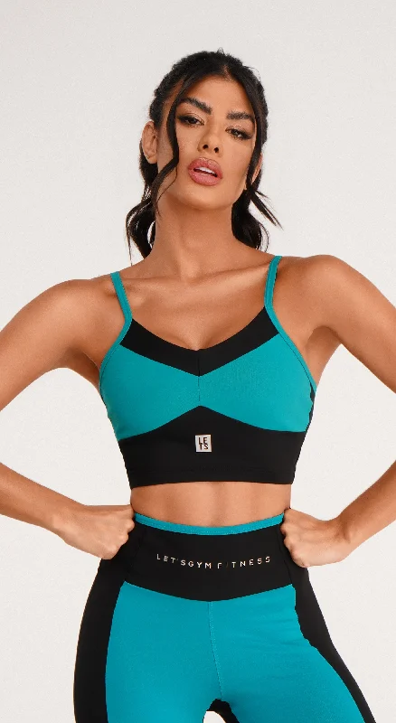 Shape Bra - Jade & Black