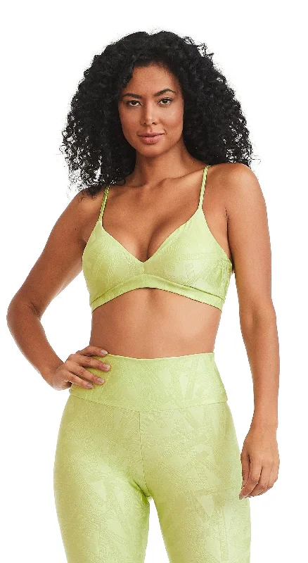 Shiny Sports Bra Exclusive - Citrus Green