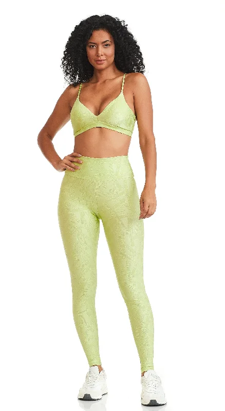 Shiny Sports Bra Exclusive - Citrus Green