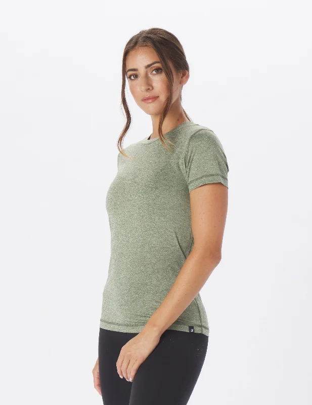 Simplicity Tee: Chive Heather