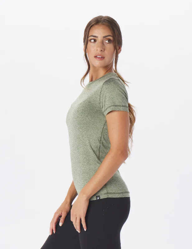 Simplicity Tee: Chive Heather