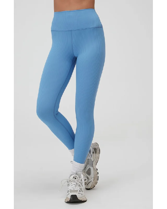 Spiritual Gangster Renew High Waist 7/8 Rib Legging - FA23677018 - Womens - Vivid Blue