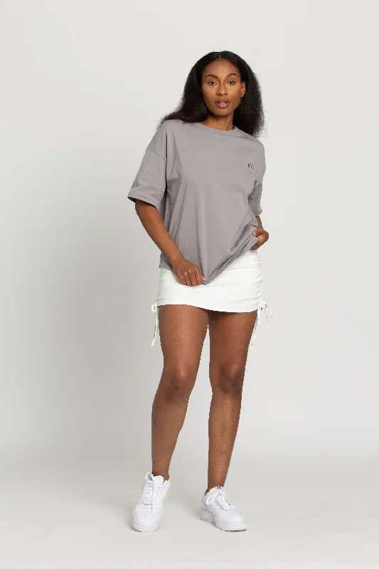 Steel Oversized Boyfriend Tee