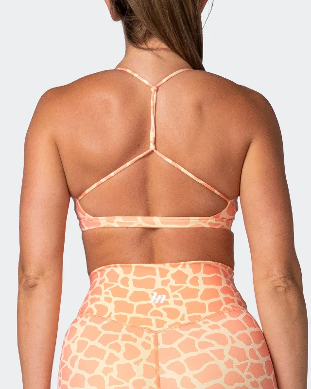 Sun Kissed Bralette - Paradise Giraffe Print