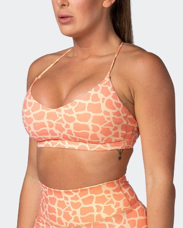 Sun Kissed Bralette - Paradise Giraffe Print