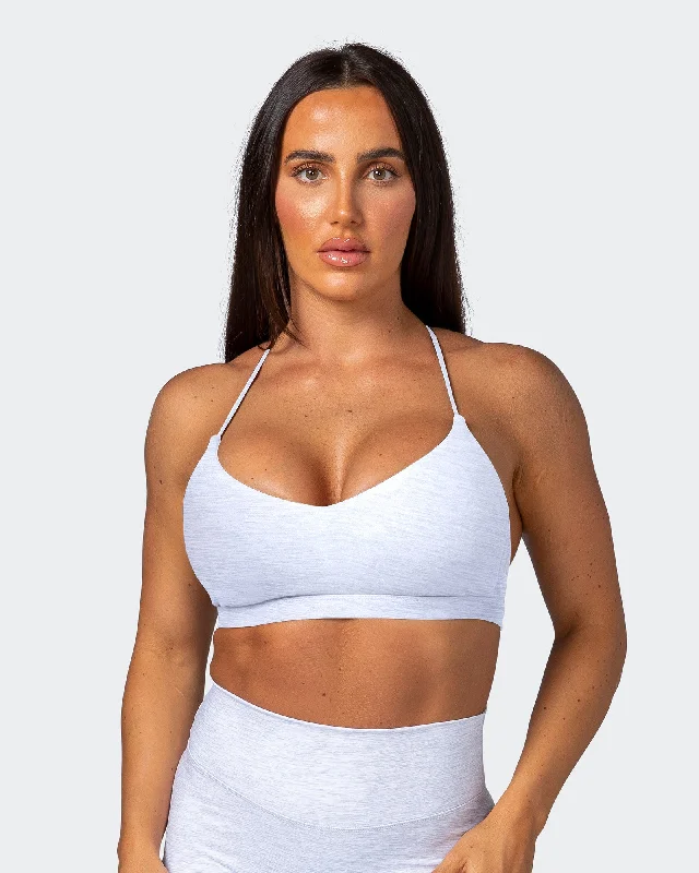 Sun Kissed Bralette - White Grey Marl