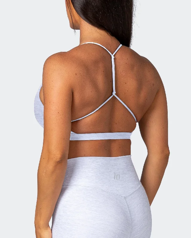 Sun Kissed Bralette - White Grey Marl