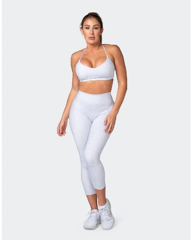 Sun Kissed Bralette - White Grey Marl