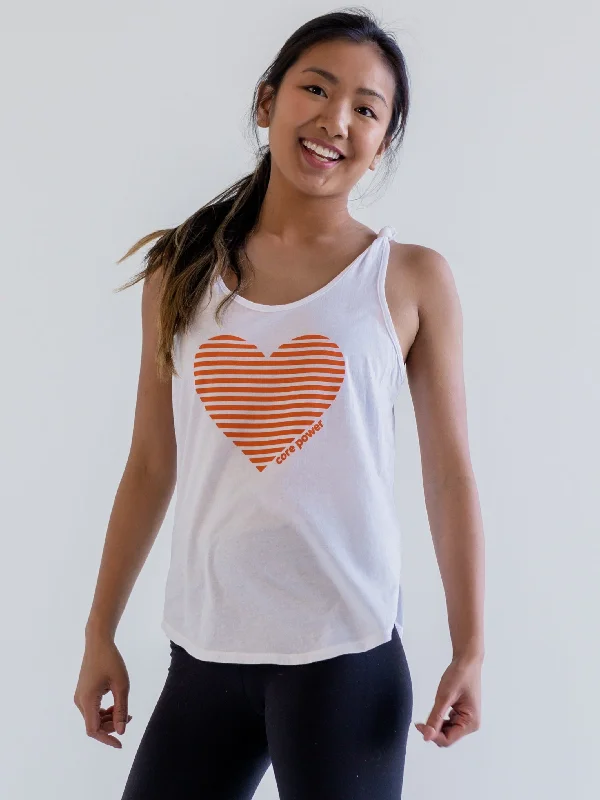 CorePower Stripe Heart Tank