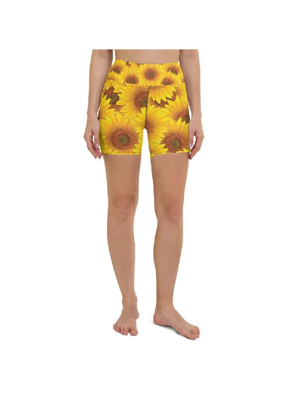 Sunflower Yoga Shorts