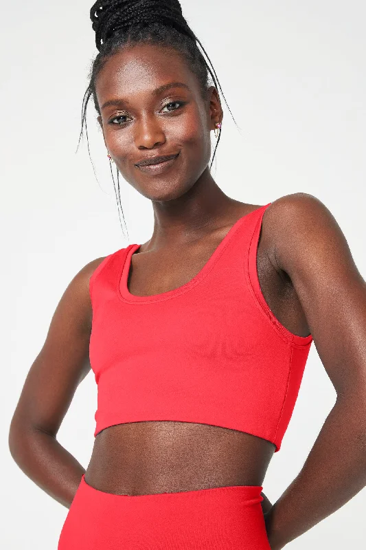 TLC Sports Bra in Super Hot Red