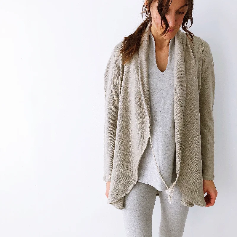 The Lotus Cardigan - Hemp